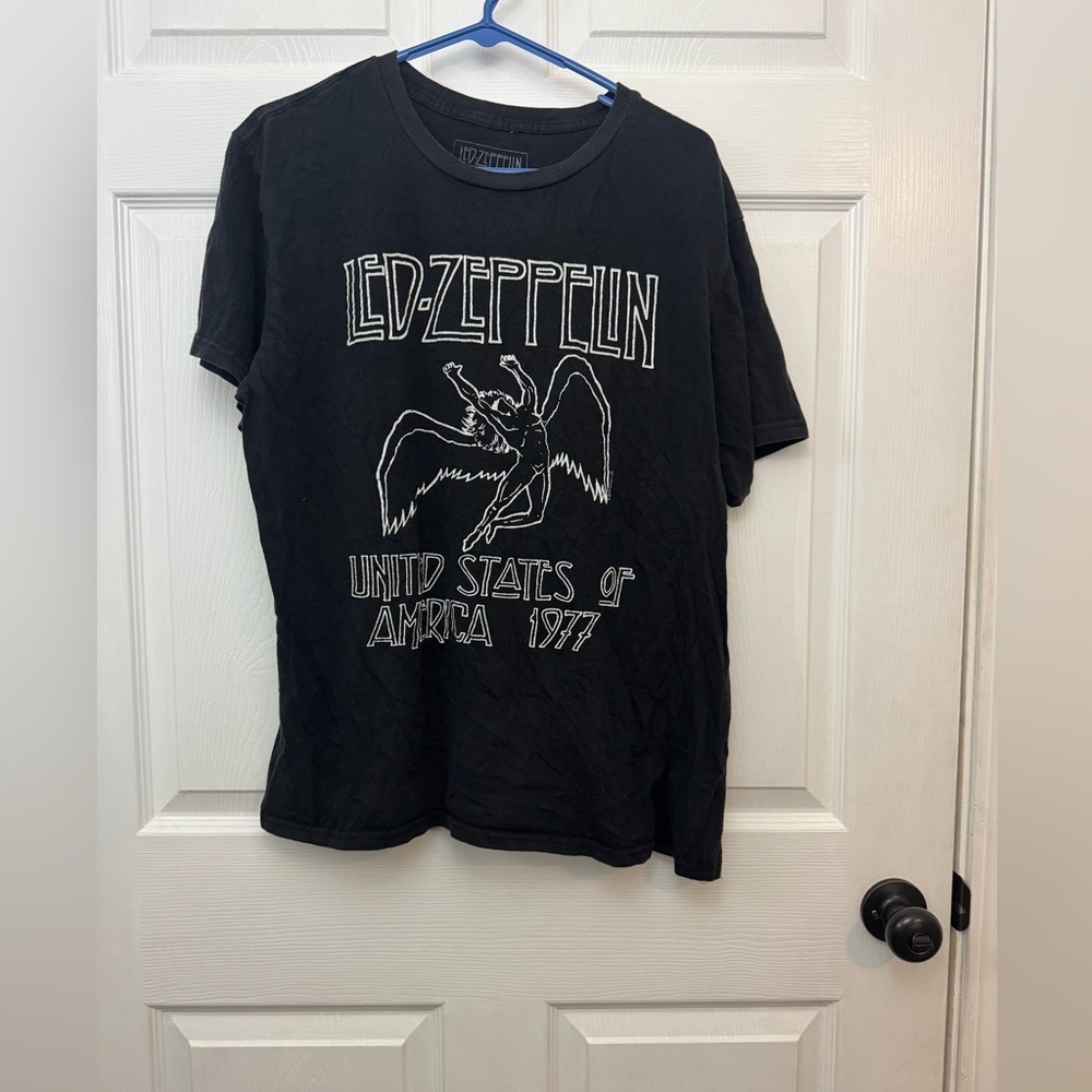 Led Zeppelin Black Graphic Tee